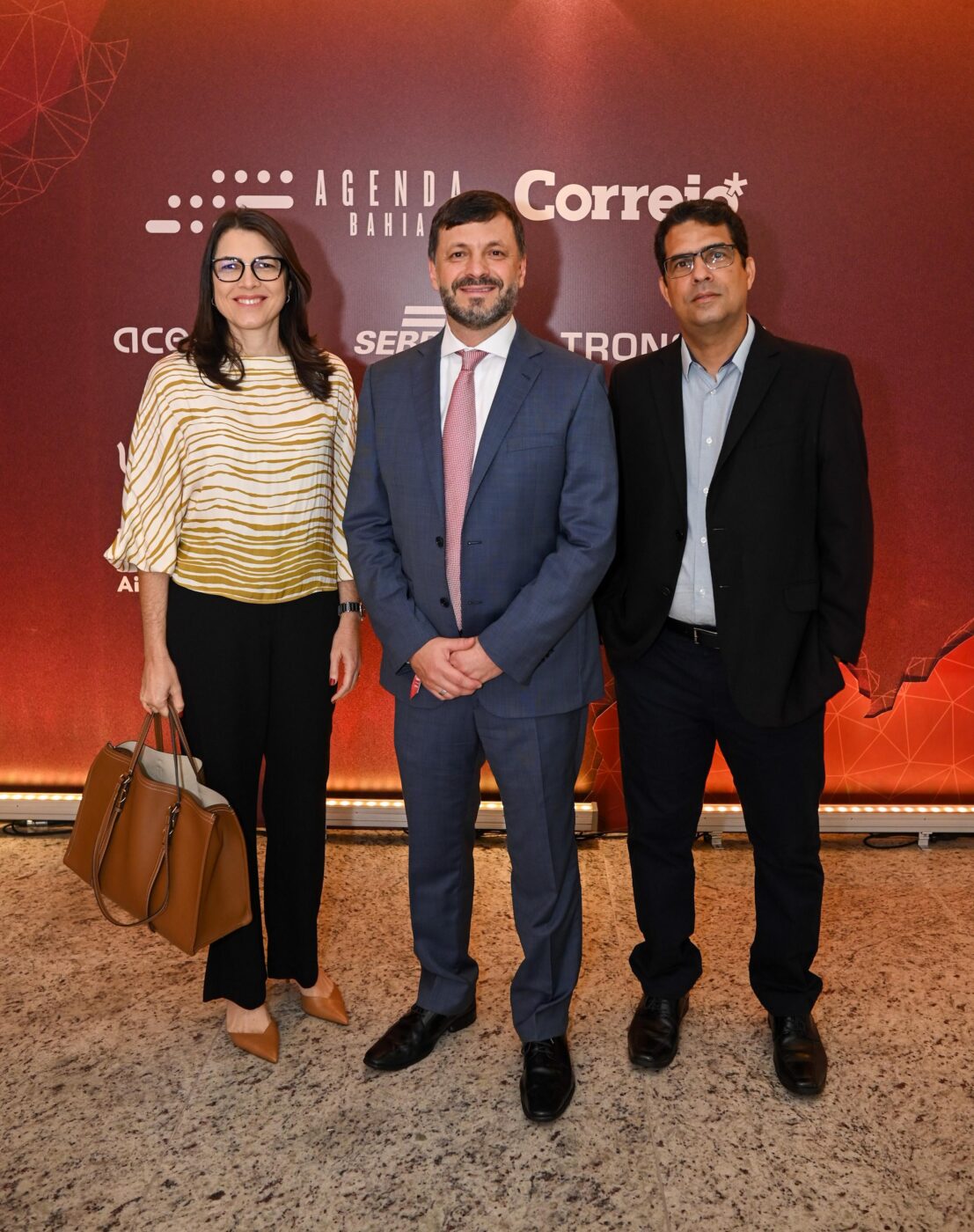 Magnólia Borges, Fábio Santos e Carlos Alfano