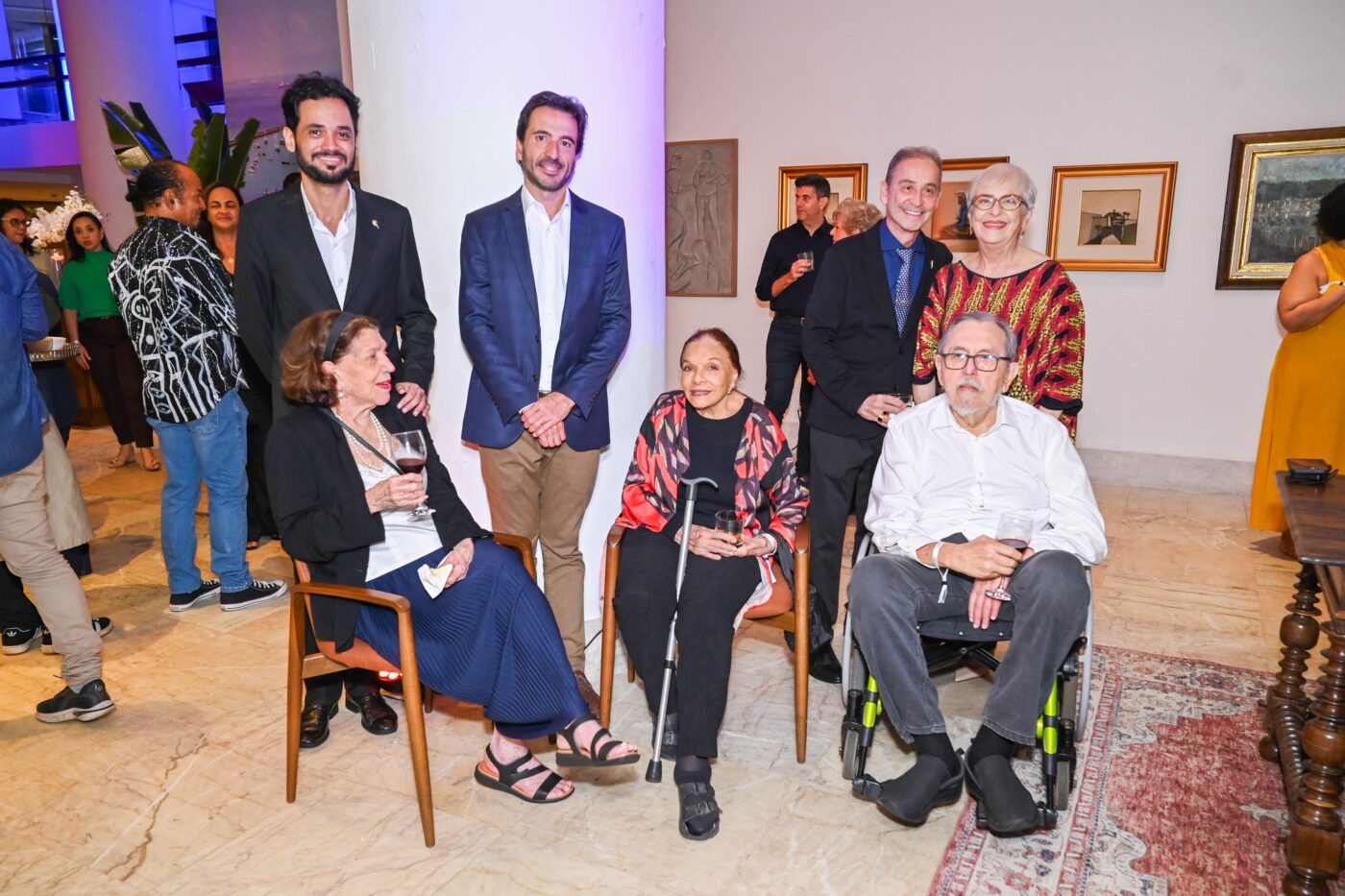 Maria Amélia Ollandezos, Rafael Dantas, Eduardo Malheiros, Nair de Carvalho, Antônio Gatto, Solange Caribe e Daniel Colina