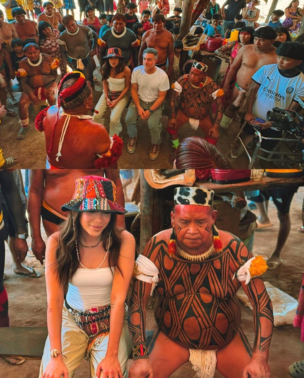 Anitta participa de ritual indígena no Xingu com Luciano Huck e reforça compromisso com povos indígenas e Amazônia