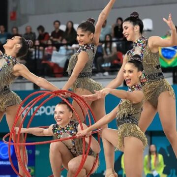 Brasil será palco inédito do Mundial de Ginástica Rítmica a partir de quarta (20), no Rio de Janeiro