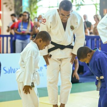 Judô para crianças: Shopping de Salvador sedia etapa do Circuito Kids 2025 com entrada gratuita