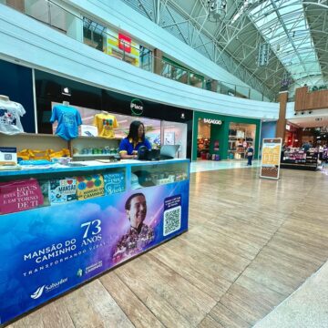 Projeto social fundado por Divaldo Franco tem ação especial no Salvador Shopping