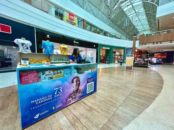Projeto social fundado por Divaldo Franco tem ação especial no Salvador Shopping