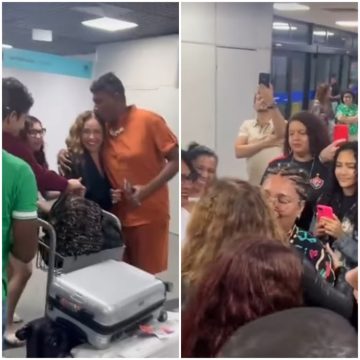 Daniela Mercury é recepcionada por fãs em Salvador após temporada na Europa