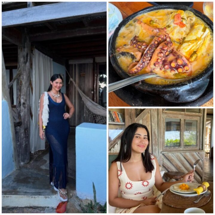Moqueca, praia e descanso: Thaynara OG abre álbum de fotos de viagem a Itacaré