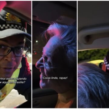 Caetano Veloso é parado em blitz e policial pede para dar beijo no cantor: ‘Que homem cheiroso’