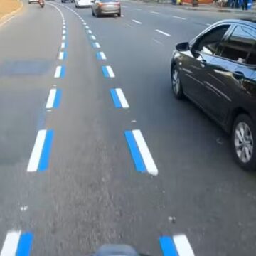 Modelo de Salvador inspira criação de faixa exclusiva para motos em Feira de Santana