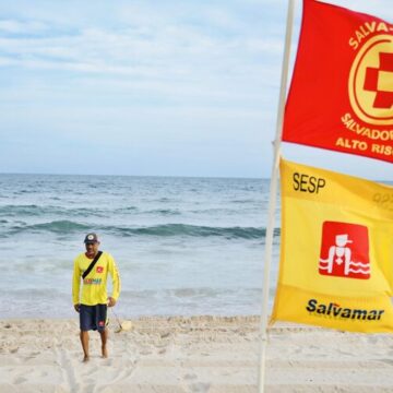 Salvador registra redução de 63% nos casos de afogamento nas praias