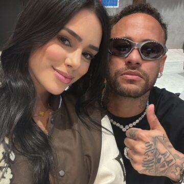 Bruna Biancardi compartilha momento de carinho entre Neymar e as filhas Mavie e Mel; veja