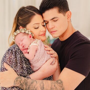 Filha de Tom Cavalcante compartilha registro inédito de Antonella e ganha declaração do pai