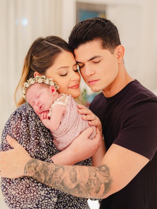 Filha de Tom Cavalcante compartilha registro inédito de Antonella e ganha declaração do pai