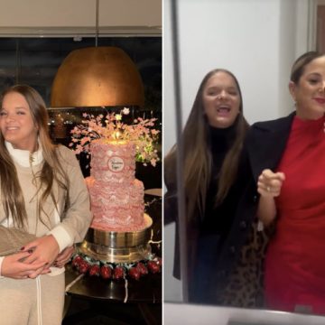 Rafa Justus e Tici Pinheiro divertem público em momento de cantoria