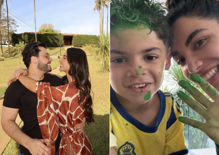 Namorada de Murilo Huff ganha presente de aniversário especial do filho do cantor