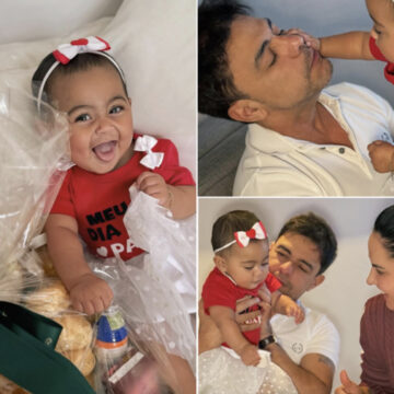 No Dia dos Pais, Zezé di Camargo ganha surpresa especial da filha Clara