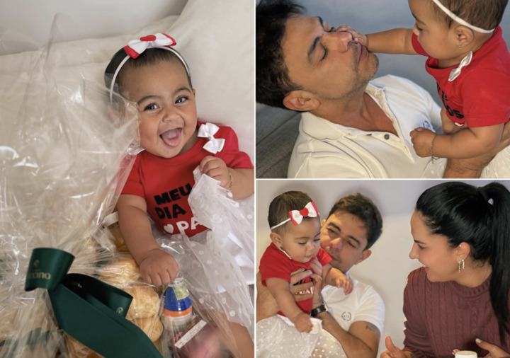 No Dia dos Pais, Zezé di Camargo ganha surpresa especial da filha Clara