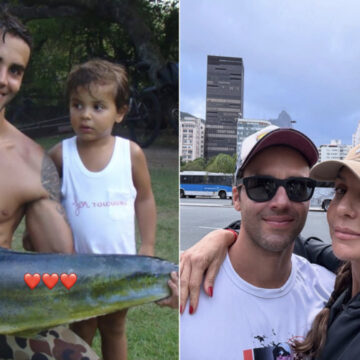 Ivete e Marcelo Sangalo homenageiam Daniel Cady no Dia dos Pais