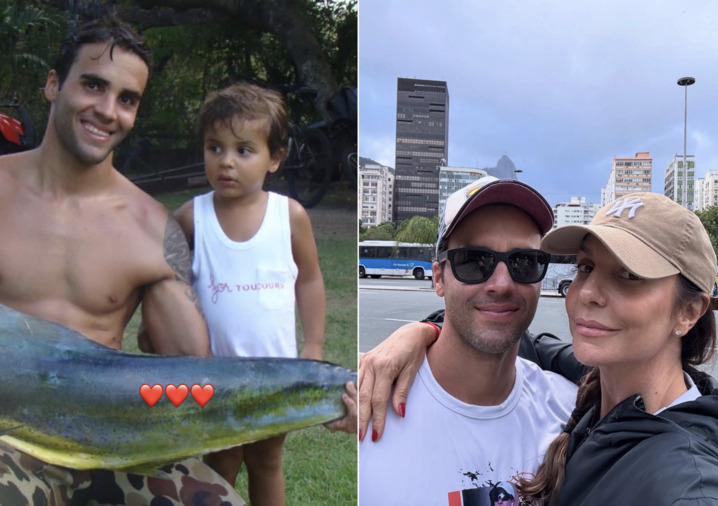Ivete e Marcelo Sangalo homenageiam Daniel Cady no Dia dos Pais
