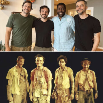 Lázaro Ramos resgata cliques antigos com Wagner Moura e Vladimir Brichta e se declara aos amigos; veja