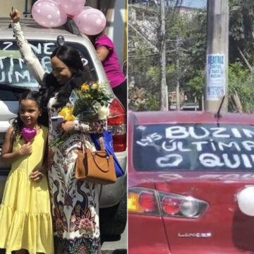 Em Salvador, cirurgiã-dentista ganha buzinaço especial em comemoração ao fim da quimioterapia