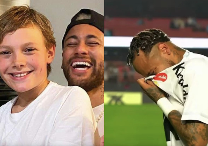 Neymar recebe apoio do filho após sofrer uma das piores derrotas da sua carreira
