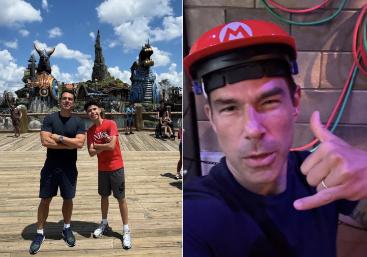 Marcus Buaiz compartilha cliques divertidos com o filho durante viagem internacional; veja