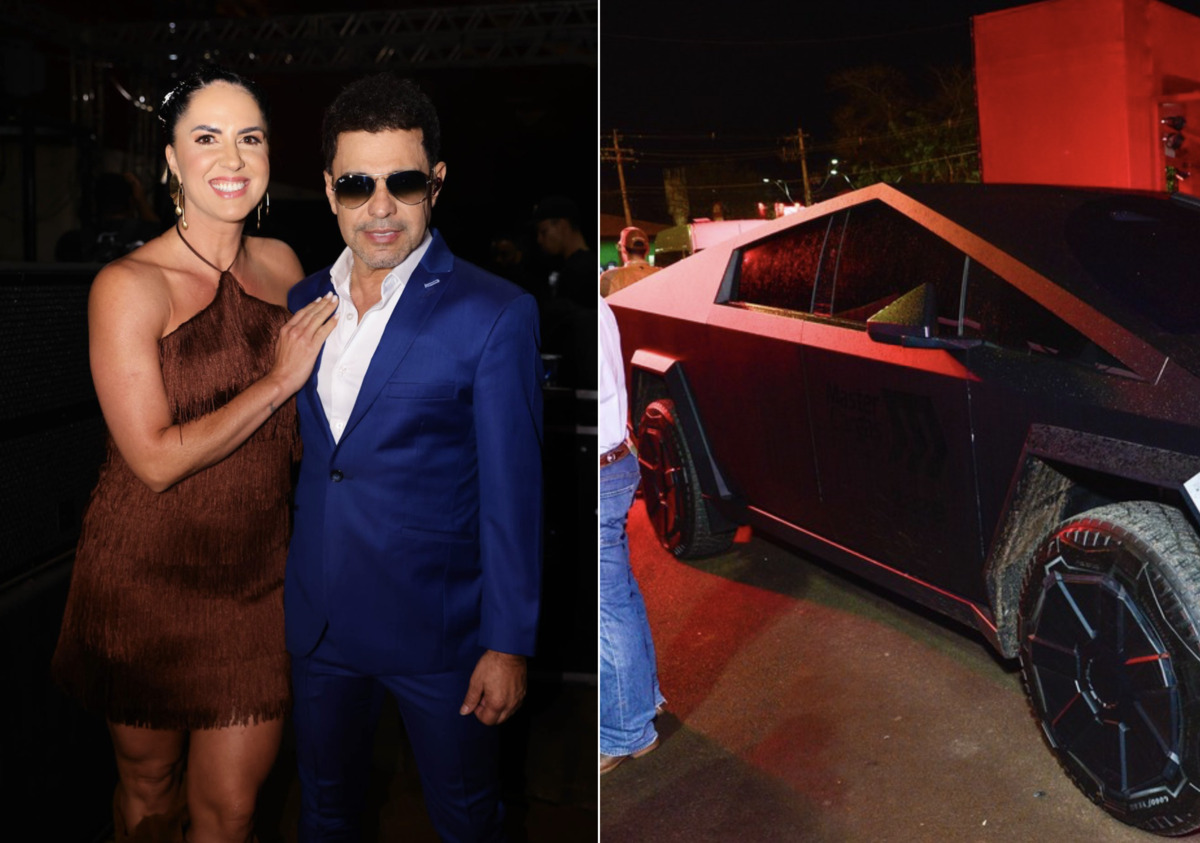 Graciele Lacerda e Zezé di Camargo esbanjam luxo em automóvel avaliado em R$ 1,6 milhão