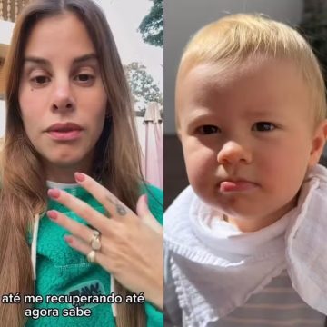 Shantal se assusta com crise do filho caçula na madrugada: ‘Estava roxo’