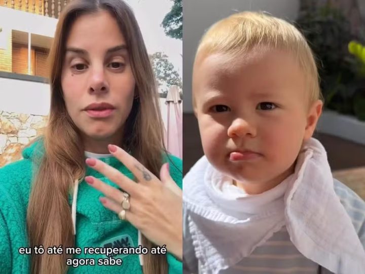Shantal se assusta com crise do filho caçula na madrugada: ‘Estava roxo’