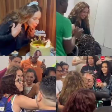 Daniela Mercury é recepcionada por fãs em Salvador após temporada na Europa; veja vídeo
