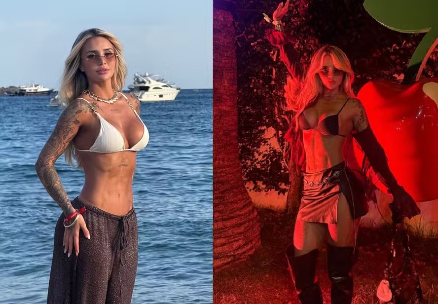 Influenciadora Bruna Rotta curte dia e noite do verão em Ibiza após término com Rodrygo