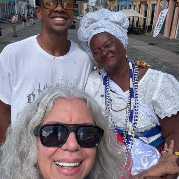 Astrid Fontenelle abre álbum de fotos de viagem a Salvador ao lado do filho: ‘Amo essa cidade’