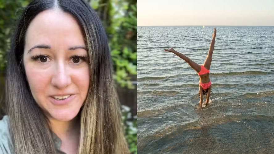 Mulher que perdeu a visão após ‘dar estrelinhas’ na praia faz alerta