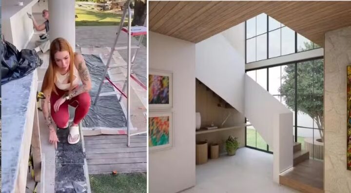Após se mudar para mansão, mulher de Ferrugem se irrita com obra não finalizada: ‘Tá tudo pago!’