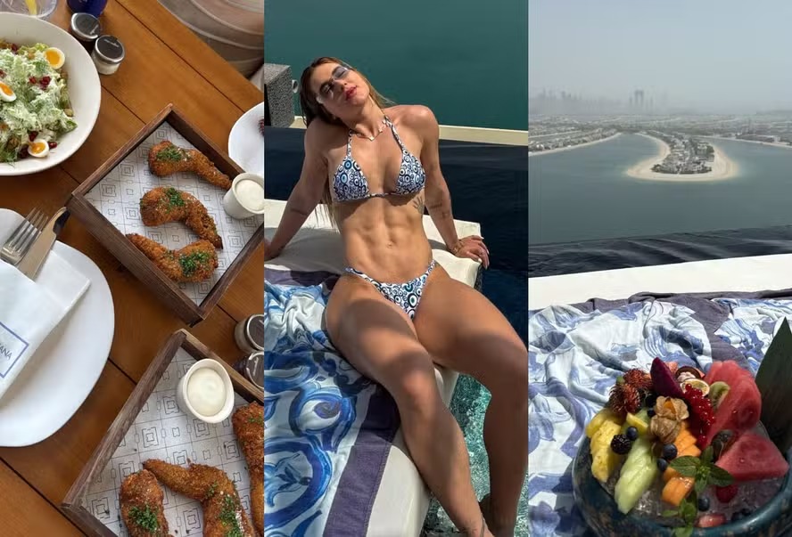 Em Dubai, Virginia curte bangalô luxuoso com piscina privativa e muito mais; saiba valor