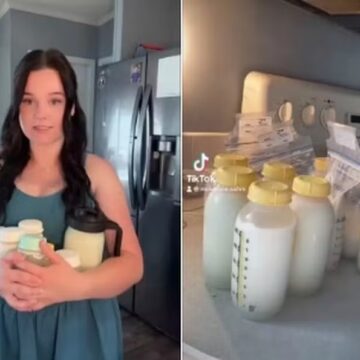 Mulher lucra R$ 22 mil por mês vendendo leite materno para fisiculturistas