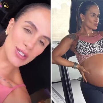 Carol Peixinho abre o jogo sobre autoestima durante a gravidez: ‘Fiquei mais animada’