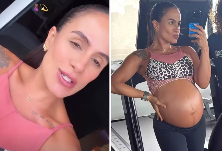 Carol Peixinho abre o jogo sobre autoestima durante a gravidez: ‘Fiquei mais animada’