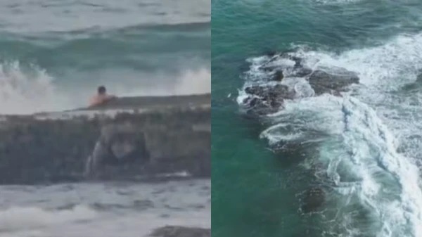 Preocupação: homem desaparece após ser arrastado pelas ondas em praia do Litoral Norte