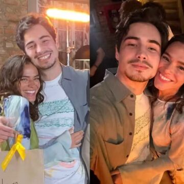 Intimidade nos bastidores levanta suspeitas de affair entre Bruna Marquezine e galã baiano