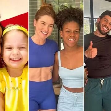 Babá de Maria Flor leva a filha para conhecer Virginia Fonseca e Zé Felipe