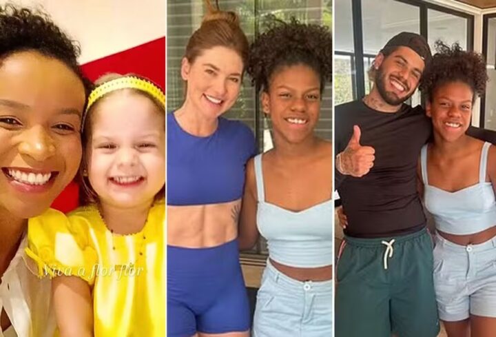 Babá de Maria Flor leva a filha para conhecer Virginia Fonseca e Zé Felipe