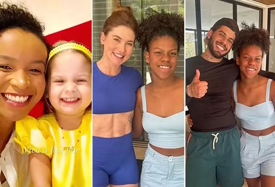 Babá de Maria Flor leva a filha para conhecer Virginia Fonseca e Zé Felipe