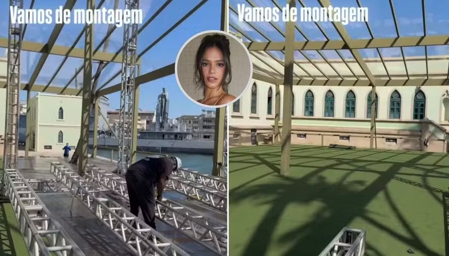 Veja preparação para festa milionária de 30 anos de Bruna Marquezine na Ilha Fiscal