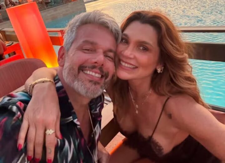 Otaviano Costa posta cliques de viagem à Turquia com Flávia Alessandra e declara: ‘Meu coração é todo dela’