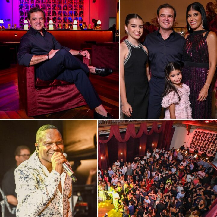 Roberto Calumby celebra 50 anos com festa e show de Tatau no Palacete Tira Chapéu; veja fotos
