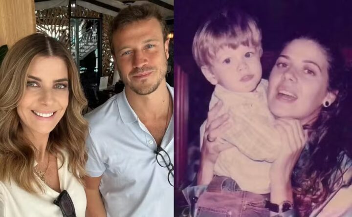 Ex-garota do tempo do ‘JN’ surpreende ao homenagear filho de 32 anos: ‘Parecem irmãos’