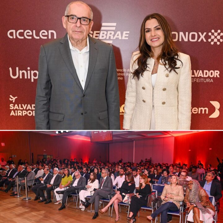 Renata Correia e ACM Jr receberam convidados para abertura da 16ª edição do Agenda Bahia; veja fotos