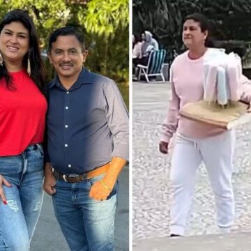 Ex de Manoel Gomes ‘Caneta Azul’ vende algodão-doce nas ruas após se abandonada por ele