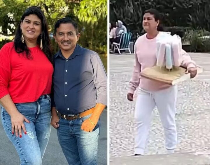 Ex de Manoel Gomes ‘Caneta Azul’ vende algodão-doce nas ruas após ser abandonada por ele