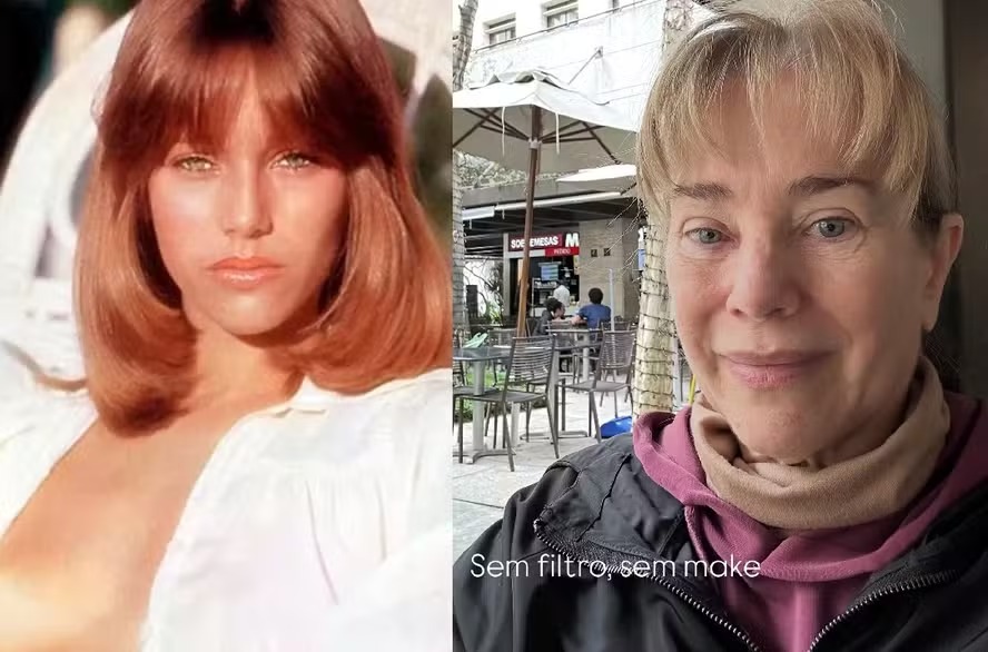 Primeira brasileira a posar na ‘Playboy’, Lívia Mund reaparece ‘sem filtro e make’ após 50 anos